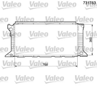 Теплообменник VALEO 731783