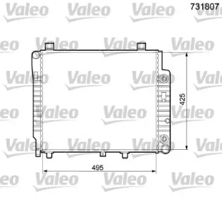 Теплообменник VALEO 731807