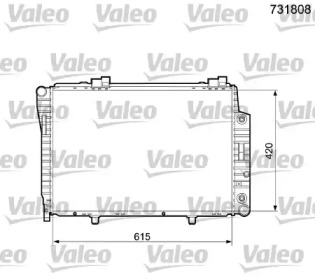 Теплообменник VALEO 731808