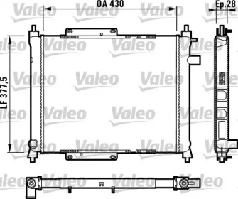 Теплообменник VALEO 731815