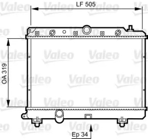 Теплообменник VALEO 731817