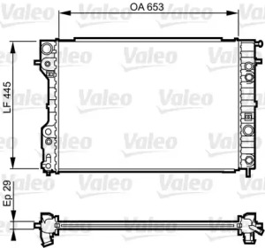 Теплообменник VALEO 731841