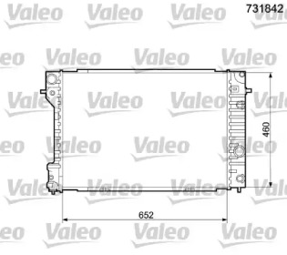 Теплообменник VALEO 731842