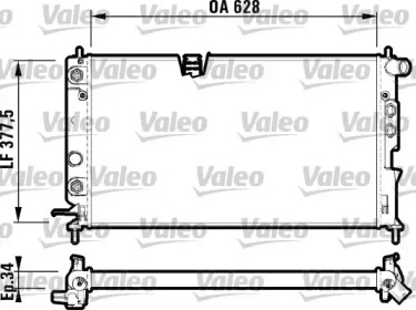 Теплообменник VALEO 731847