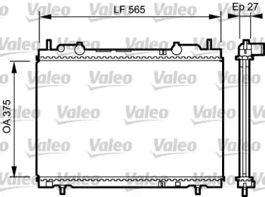 Теплообменник VALEO 731973