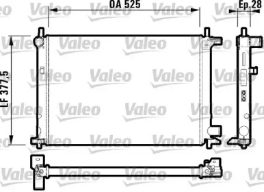 Теплообменник VALEO 732003