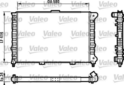 Теплообменник VALEO 732012