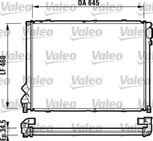 Теплообменник VALEO 732048