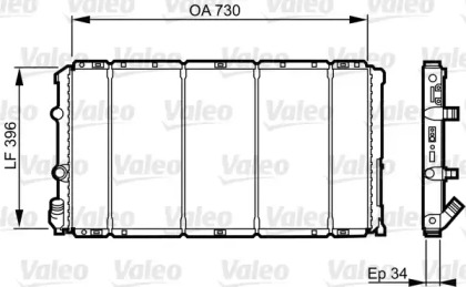 Теплообменник VALEO 732050