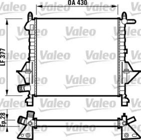 Теплообменник VALEO 732051