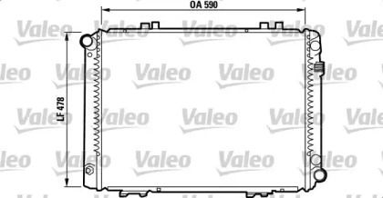 Теплообменник VALEO 732090