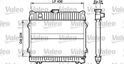 Теплообменник VALEO 732097