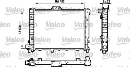 Теплообменник VALEO 732108