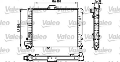 Теплообменник VALEO 732110