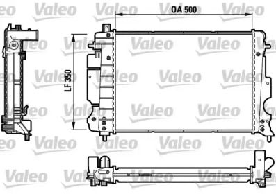 Теплообменник VALEO 732121