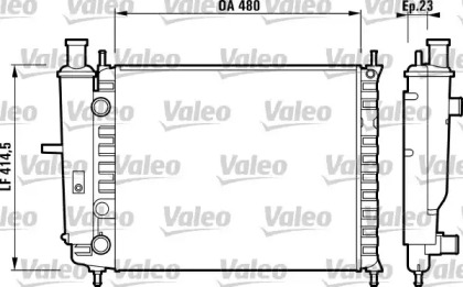 Теплообменник VALEO 732218