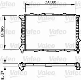 Теплообменник VALEO 732248