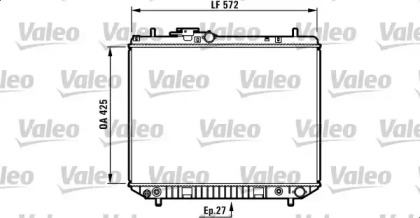 Теплообменник VALEO 732302