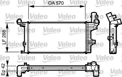 Теплообменник VALEO 732303