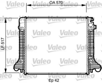 Теплообменник VALEO 732304