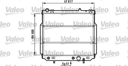 Теплообменник VALEO 732311