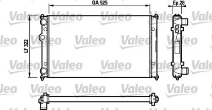 Теплообменник VALEO 732317