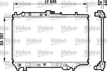 Теплообменник VALEO 732325