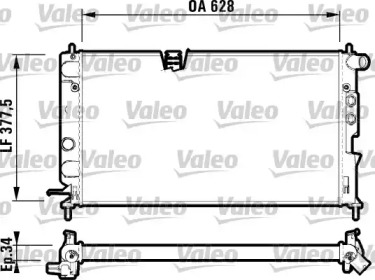 Теплообменник VALEO 732347