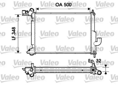 Теплообменник VALEO 732349