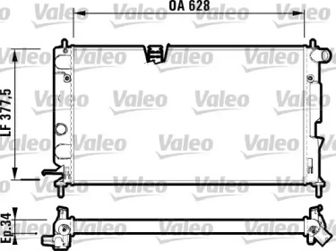 Теплообменник VALEO 732350