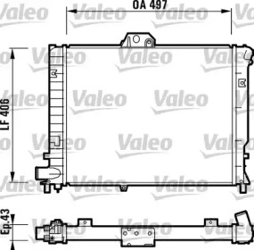 Теплообменник VALEO 732351