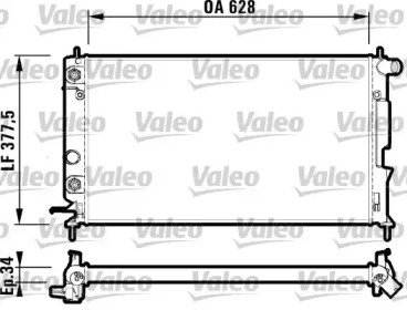 Теплообменник VALEO 732360