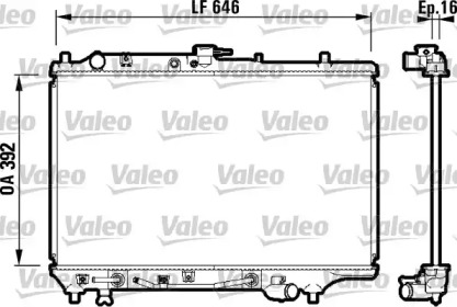 Теплообменник VALEO 732362