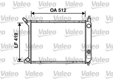 Теплообменник VALEO 732364