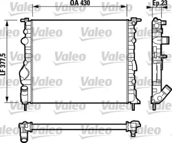 Теплообменник VALEO 732389