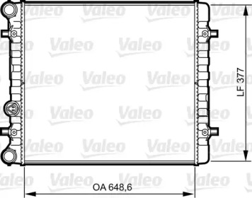 Теплообменник VALEO 732396