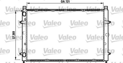 Теплообменник VALEO 732397