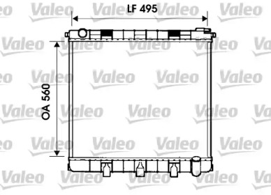 Теплообменник VALEO 732402