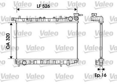 Теплообменник VALEO 732405