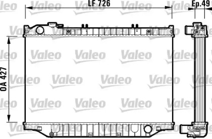 Теплообменник VALEO 732415