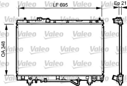 Теплообменник VALEO 732420