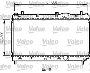 Теплообменник VALEO 732426