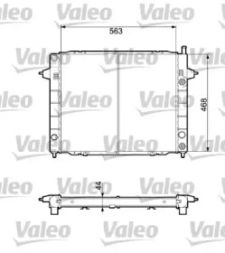 Теплообменник VALEO 732432