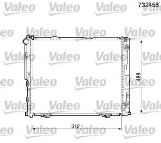 Теплообменник VALEO 732458