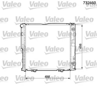 Теплообменник VALEO 732460