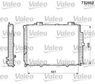 Теплообменник VALEO 732462