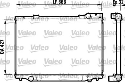 Теплообменник VALEO 732476