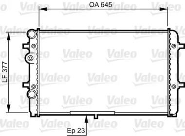 Теплообменник VALEO 732493