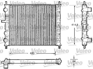 Теплообменник VALEO 732503