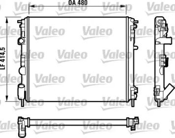 Теплообменник VALEO 732523